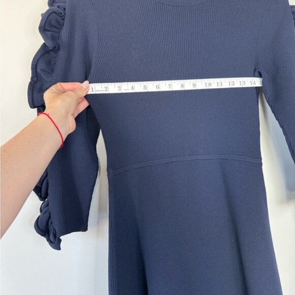 Victoria Beckham Navy Blue Knit Dress – Size 8 - Picture 8 of 15